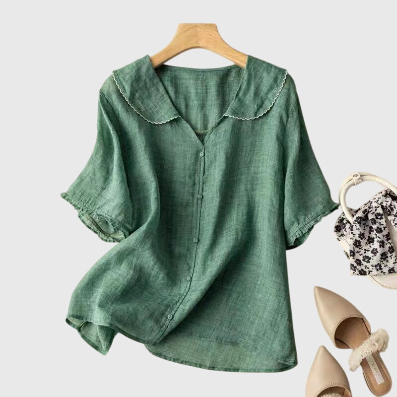 Florina | Soft Button Blouse