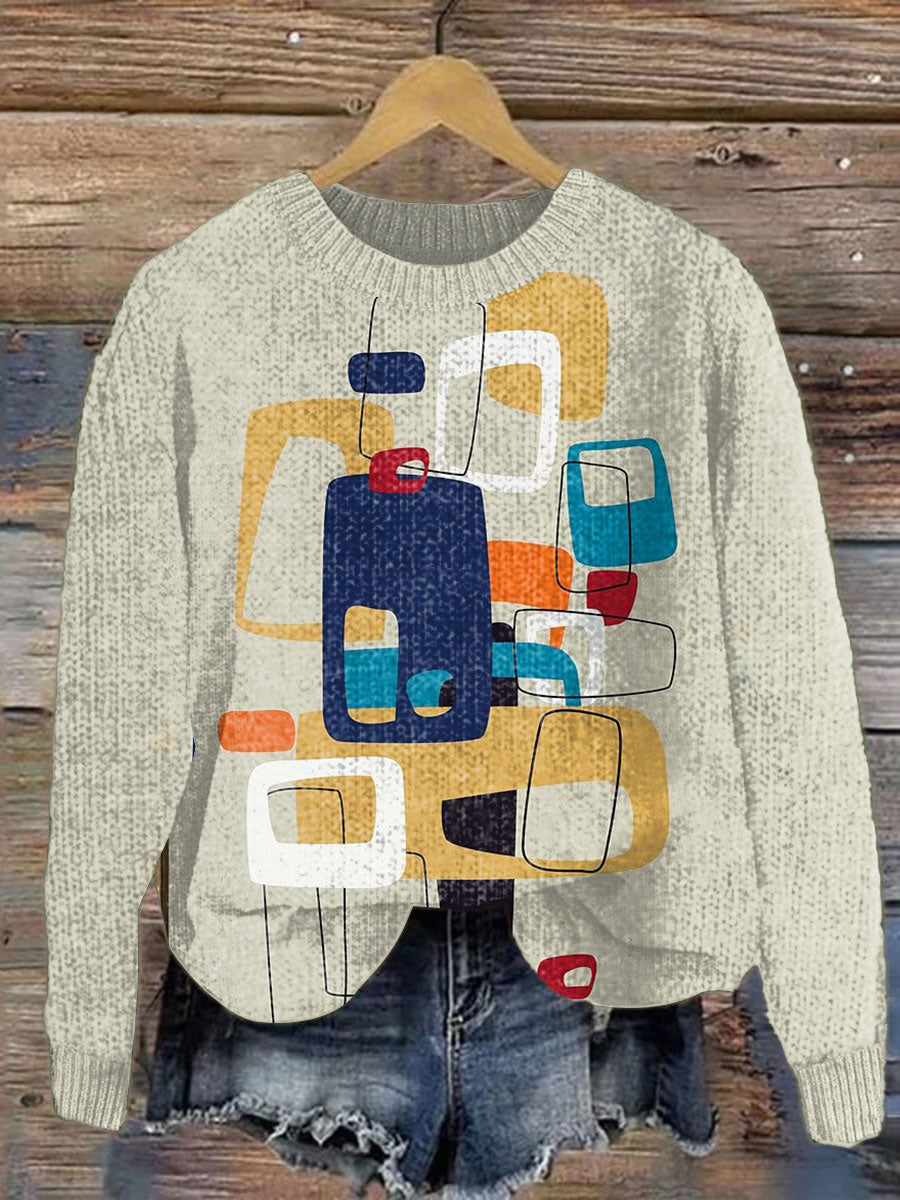 Laura | Abstract Geometric Sweater