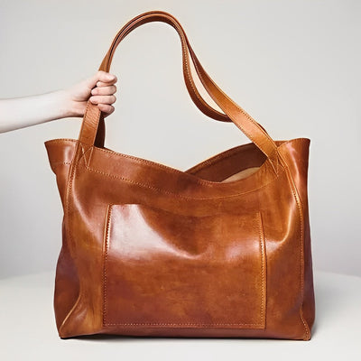 Henriette | Classic Oversized Leather Tote