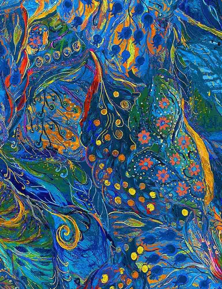 Maja | Artistic Print Button-Up Shirt