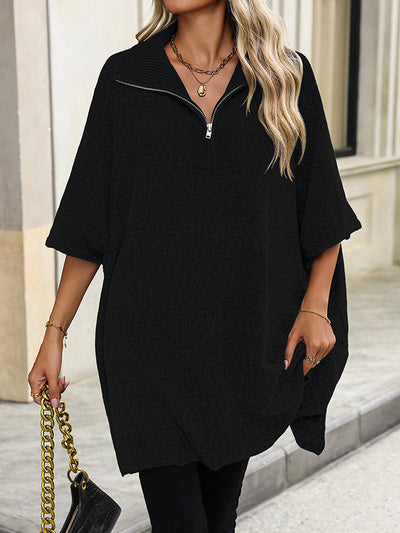 Cameron | Relaxed Zip Sweater