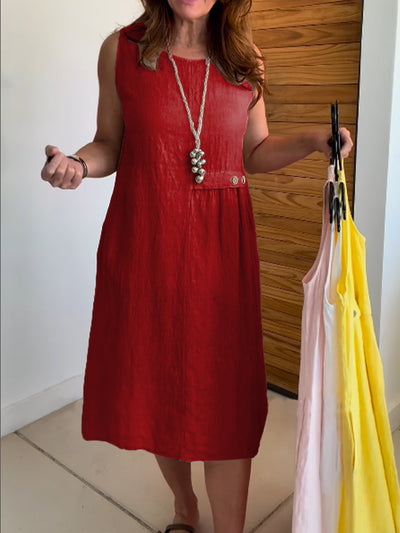 Clara | Casual Button Detail Dress