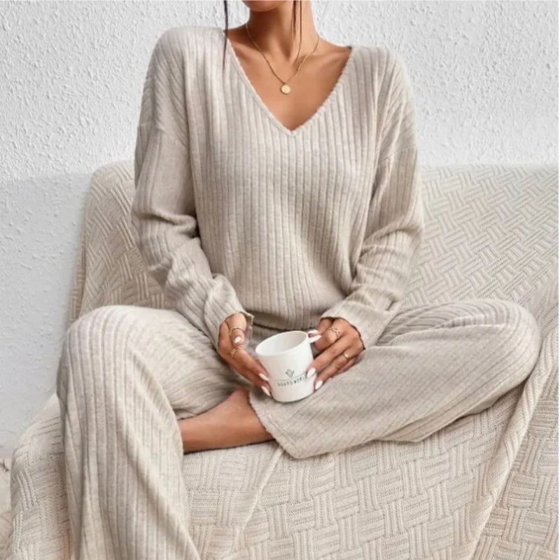 Heidi | Ribbed Knit Lounge Set