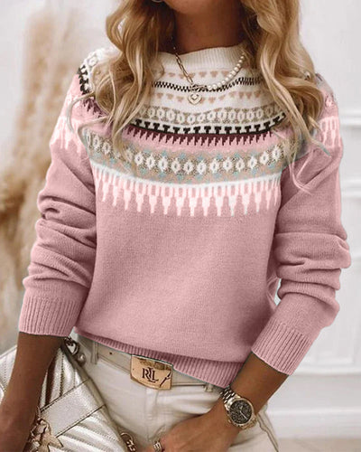 Callie | Cozy Nordic Knit Sweater