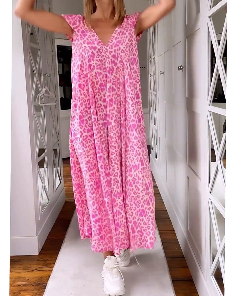 Glaiza | Maxi Dress with V-Neck