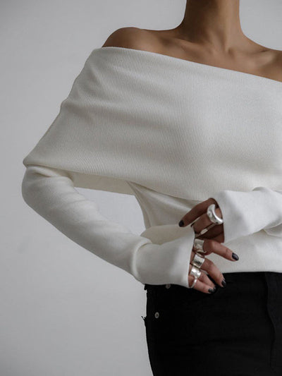 Meagan | Off-Shoulder Sweater