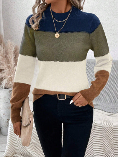 Anika | Colour Block Sweater