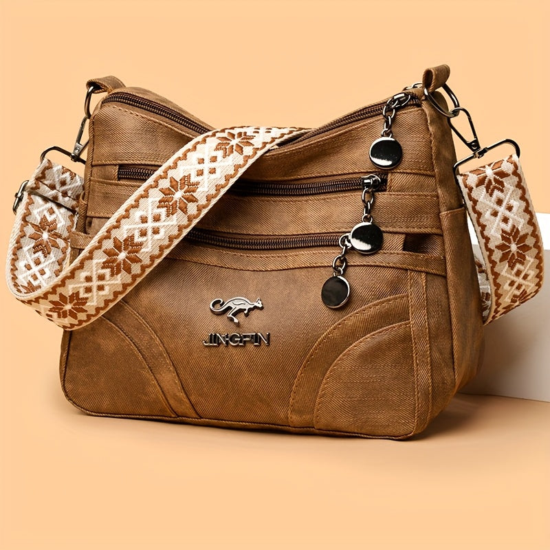 Selma | Pattern Strap Crossbody Bag