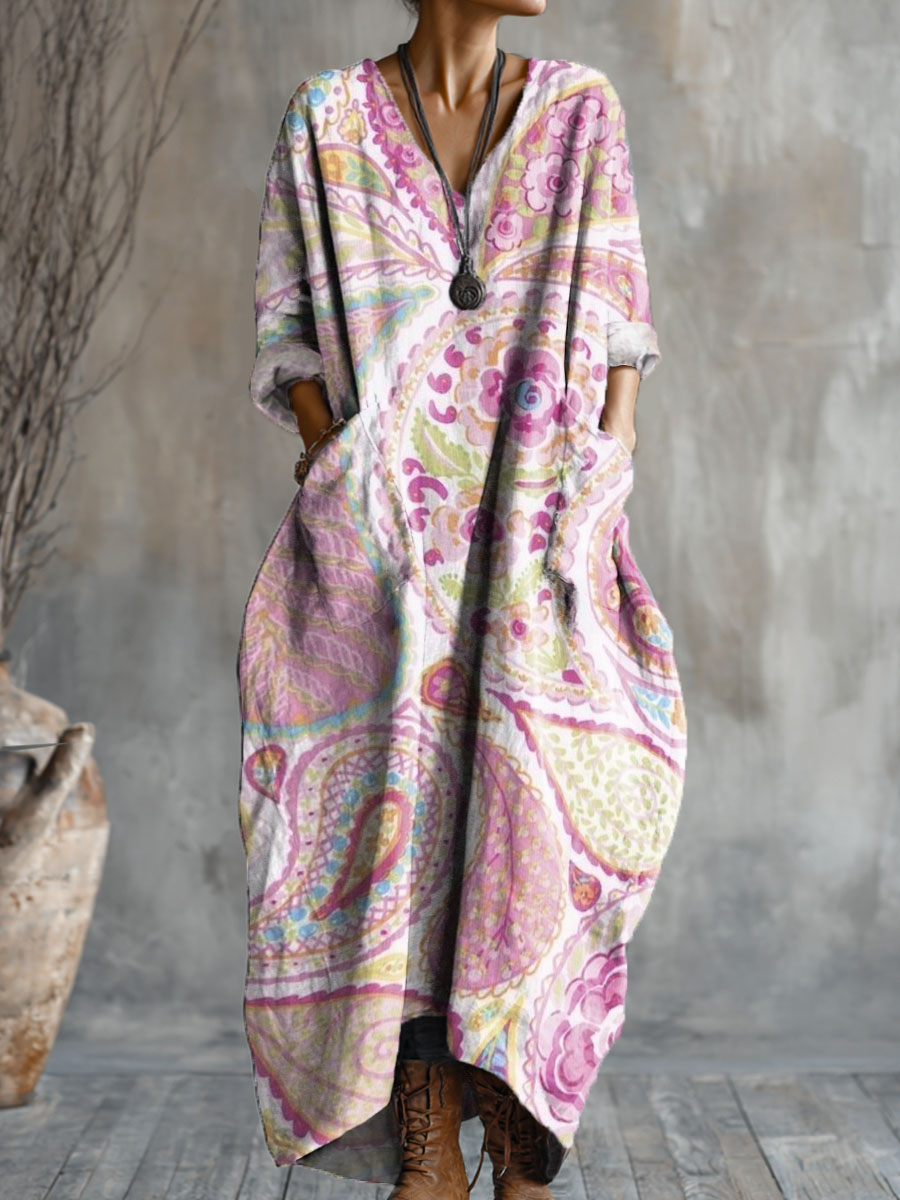 Dagmar | Pastel Paisley Dress