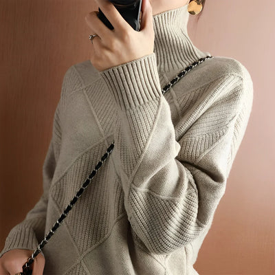 Fabienne | Diamond Knit Sweater