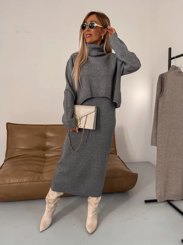 Celeste | Knit Sweater & Skirt Set