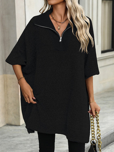 Cameron | Relaxed Zip Sweater