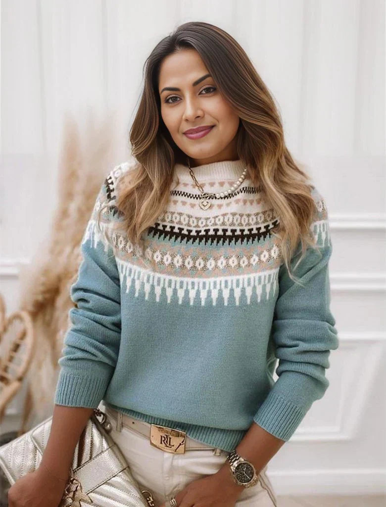Freya | Nordic Pattern Sweater