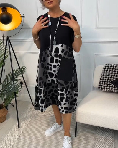 Charlotte | Monochrome Chic Dress