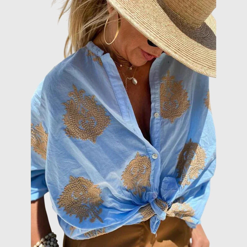 Frigg | Embroidered Blouse