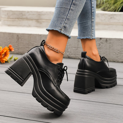 Abigail  | Retro Platform Heels