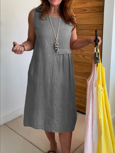 Clara | Casual Button Detail Dress