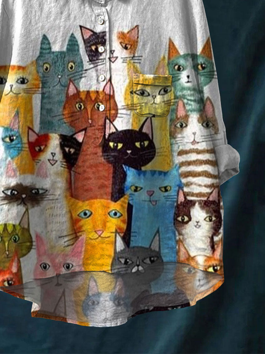 Fiorina | Cat Crowd Blouse