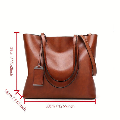 Florence | Classic Leather Tote