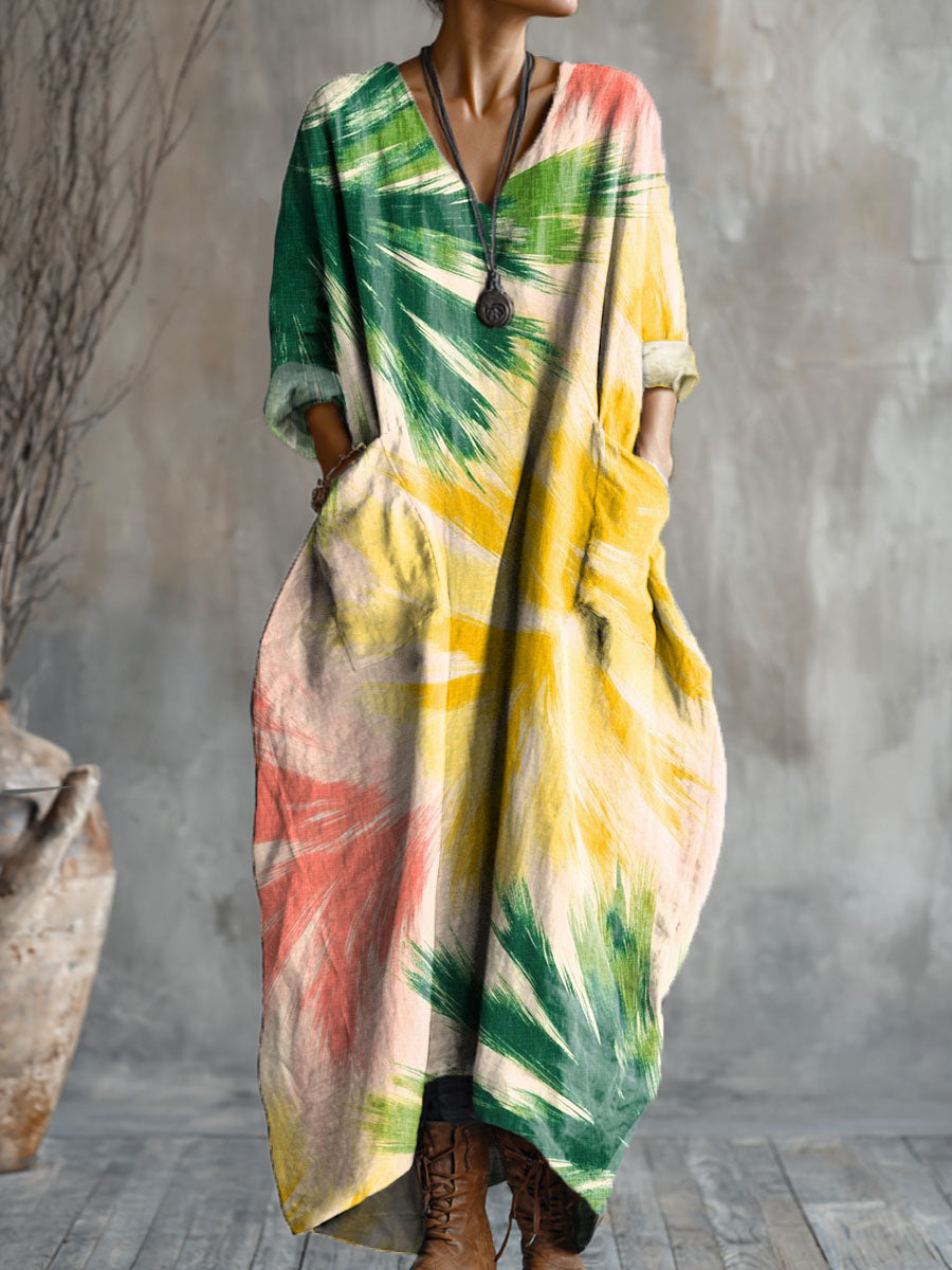 Ingrid | Palm Breeze Dress