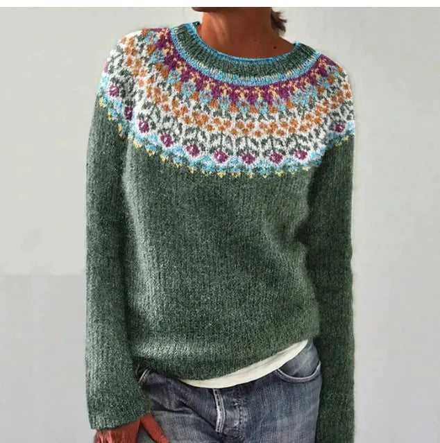 Claire | Playful Sheep Knit Sweater