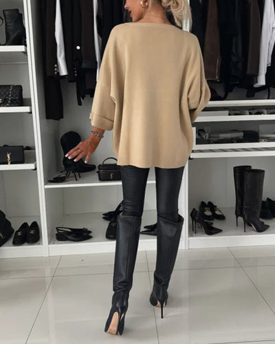 Frigg | Button Sleeve Sweater