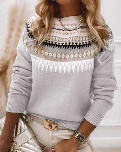Callie | Cozy Nordic Knit Sweater