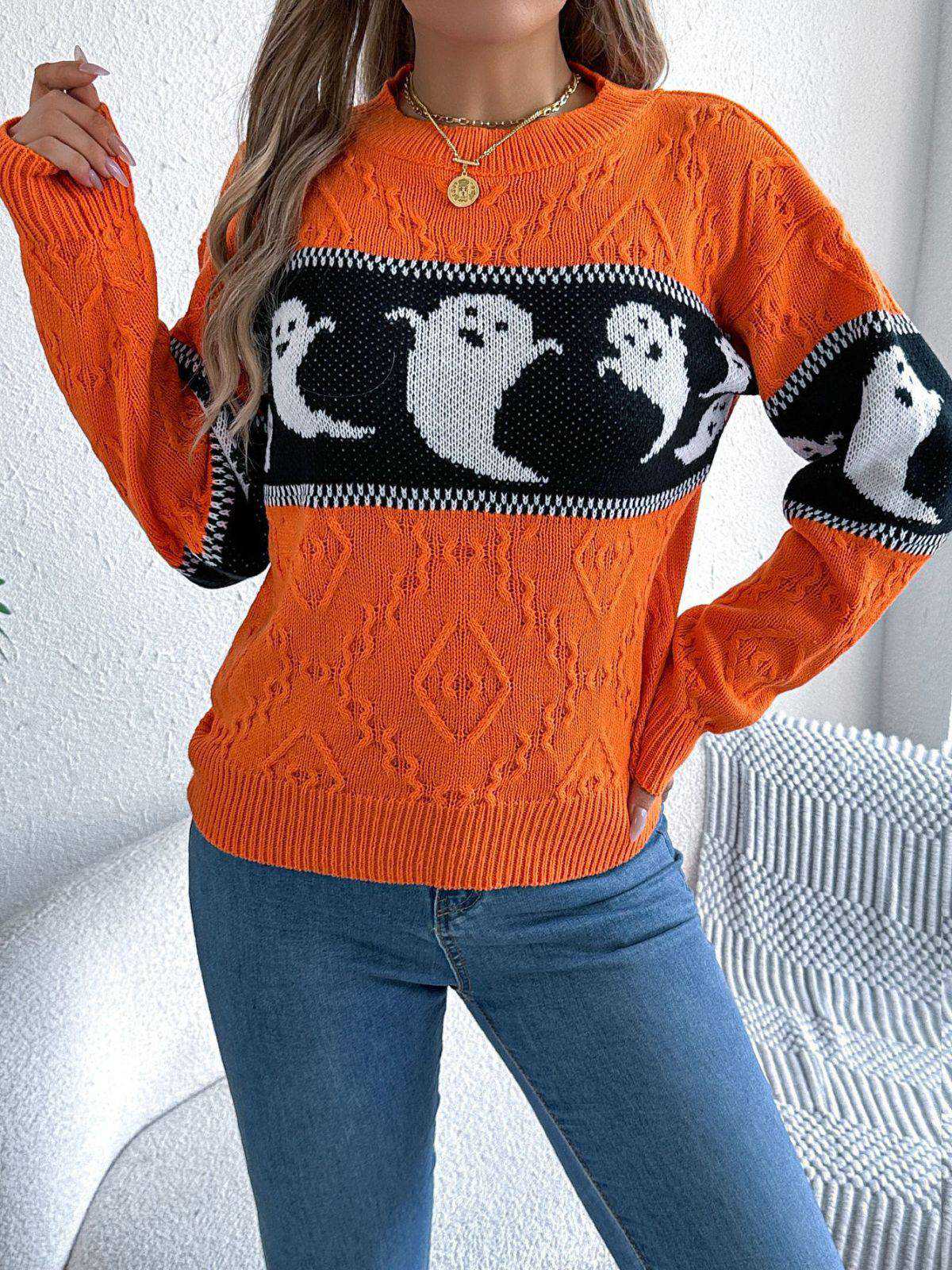 Avery | Ghost Charm Sweater