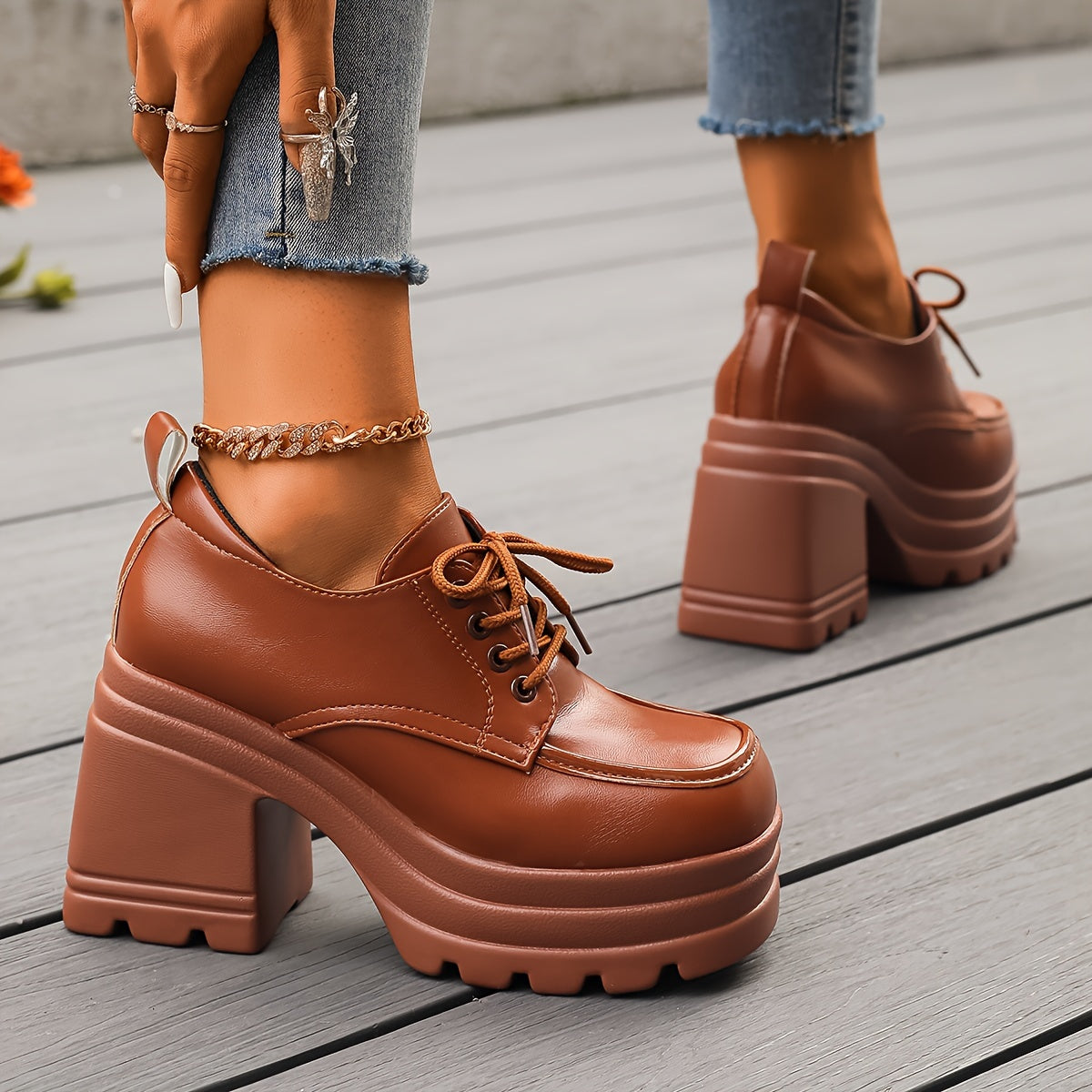 Abigail  | Retro Platform Heels