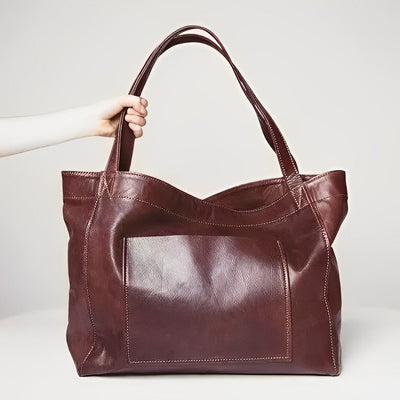 Henriette | Classic Oversized Leather Tote