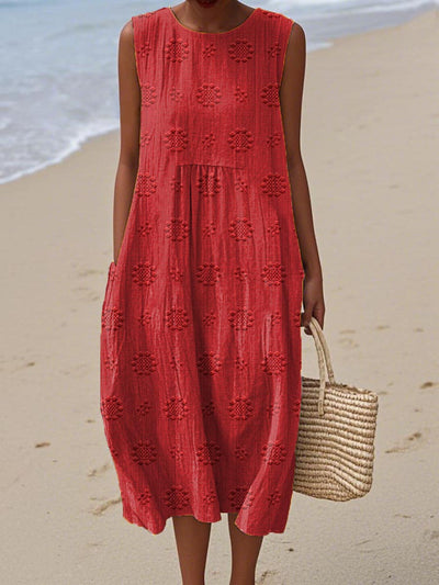 Cici | Floral Embroidery Dress