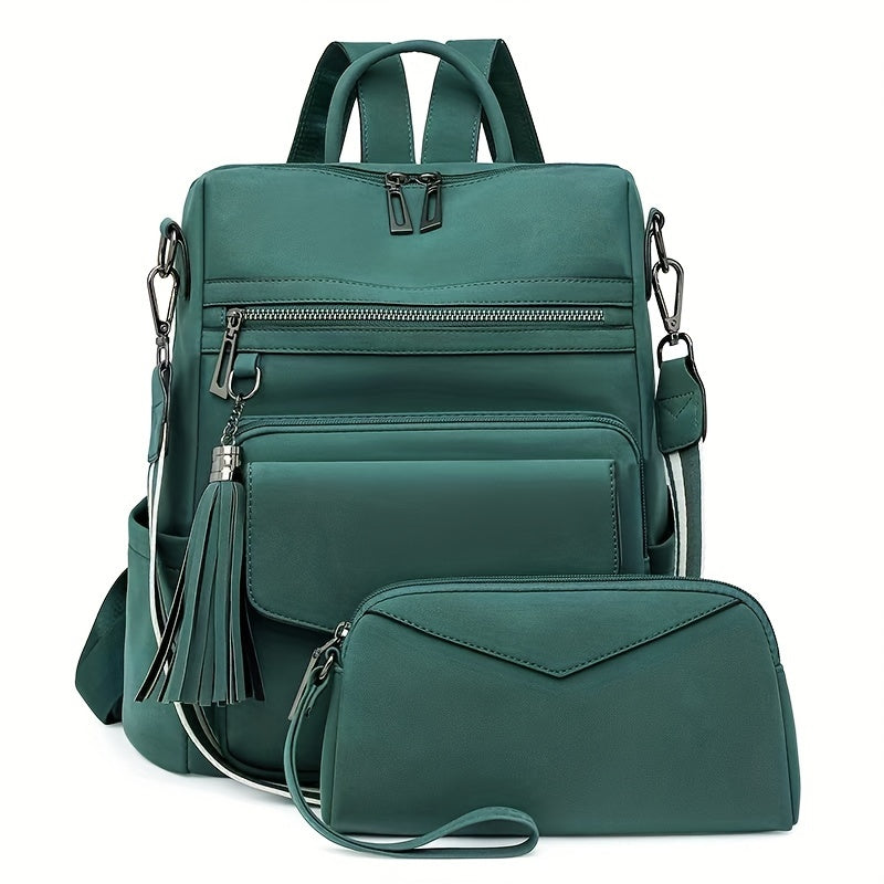 Ida | Convertible Leather Backpack & Purse Set