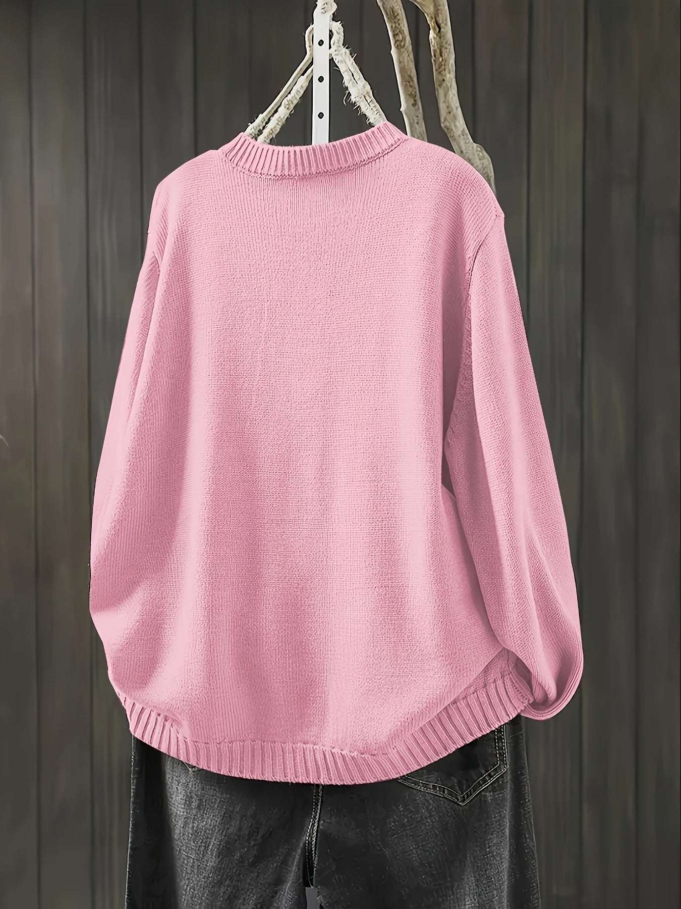 Amelia| Playful Button Sweater