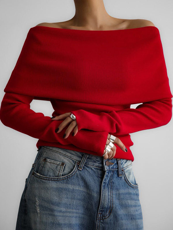 Meagan | Off-Shoulder Sweater