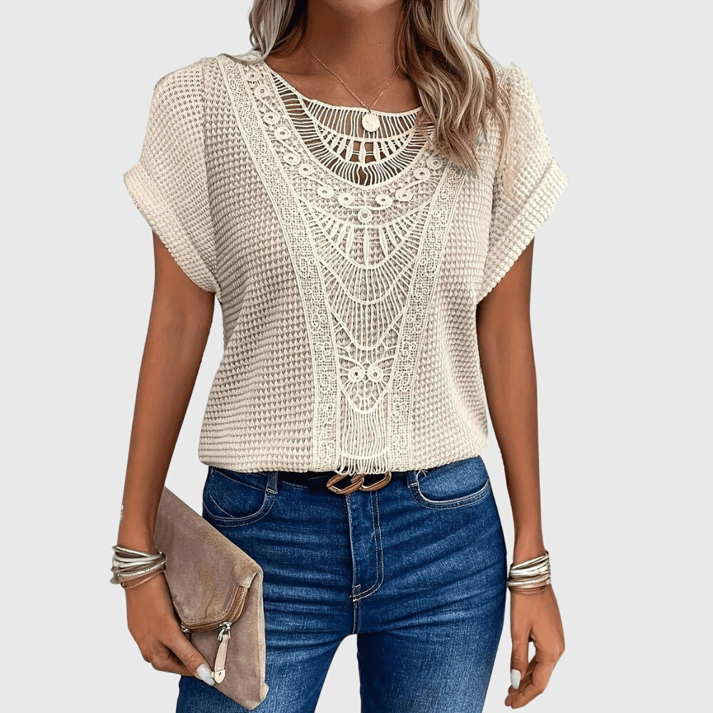 Florentina | Crochet Detail Blouse