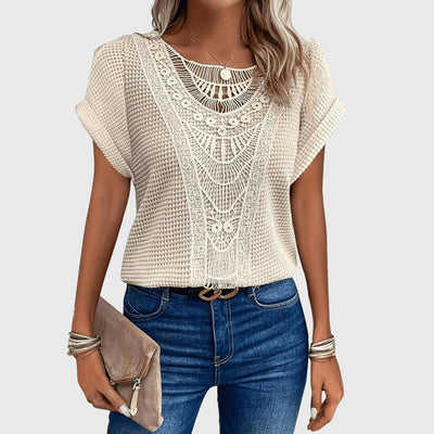 Florentina | Crochet Detail Blouse