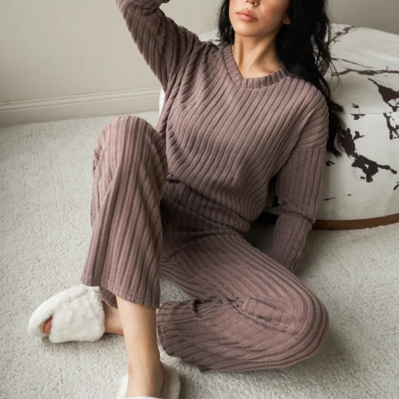 Heidi | Ribbed Knit Lounge Set