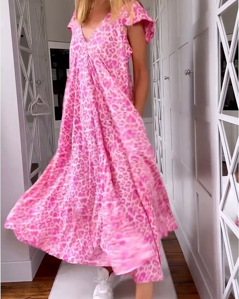 Glaiza | Maxi Dress with V-Neck