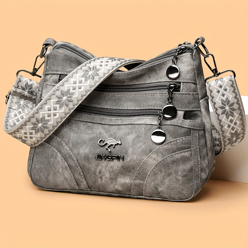 Selma | Pattern Strap Crossbody Bag