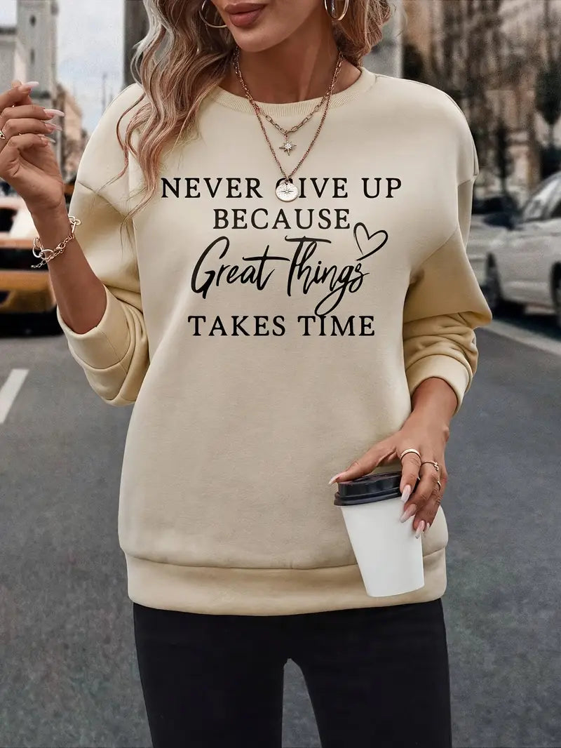 Feline | Motivational Print Sweater