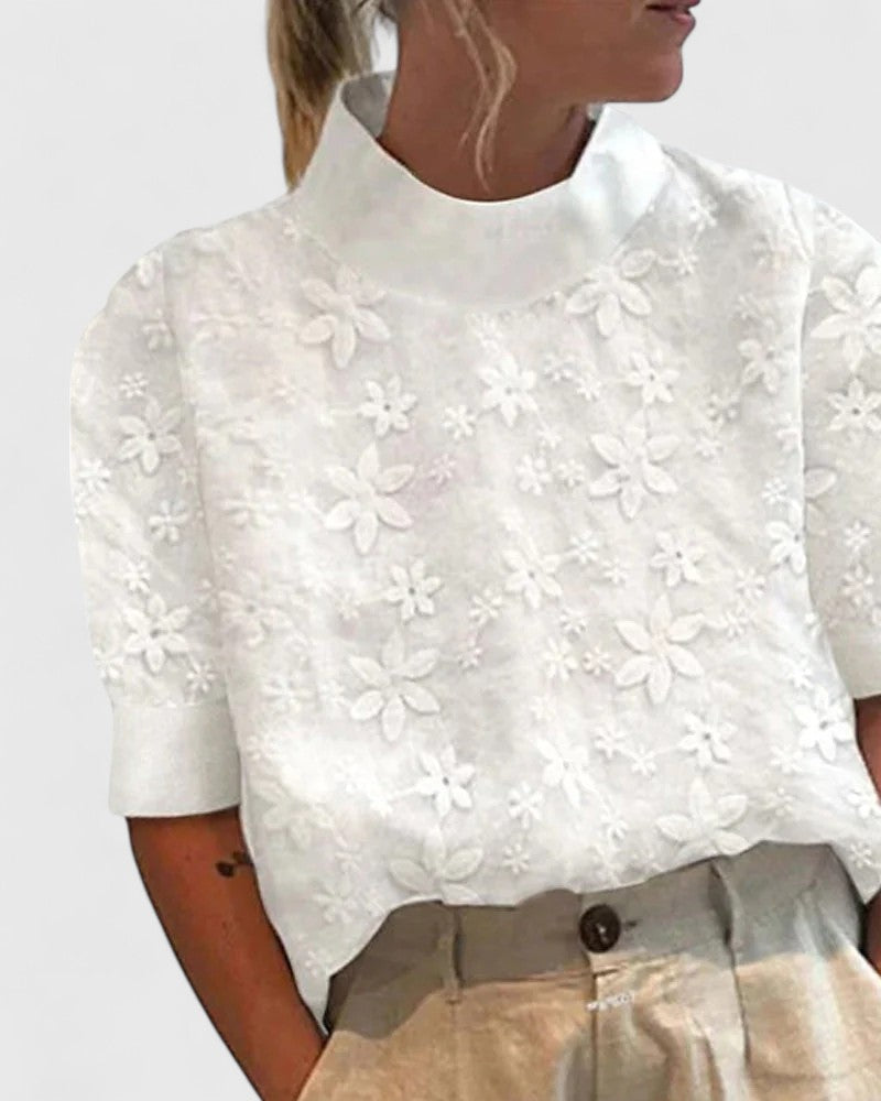 Fanny | Floral Embroidered Blouse