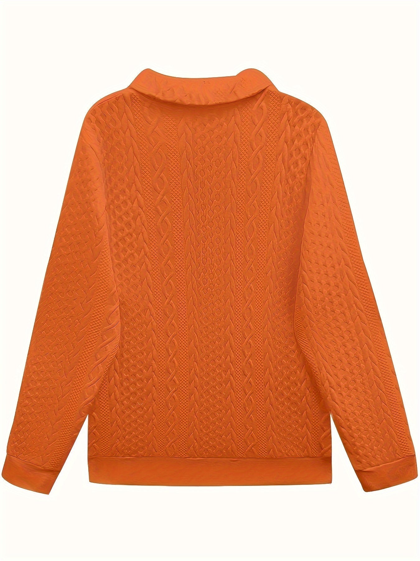 Fiona-Marie | Cable Knit Half-Zip Sweater