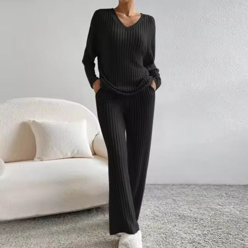 Heidi | Ribbed Knit Lounge Set