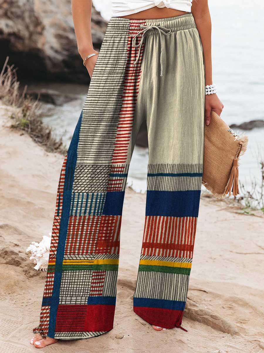 Olivia | Colorful Plaid Pants