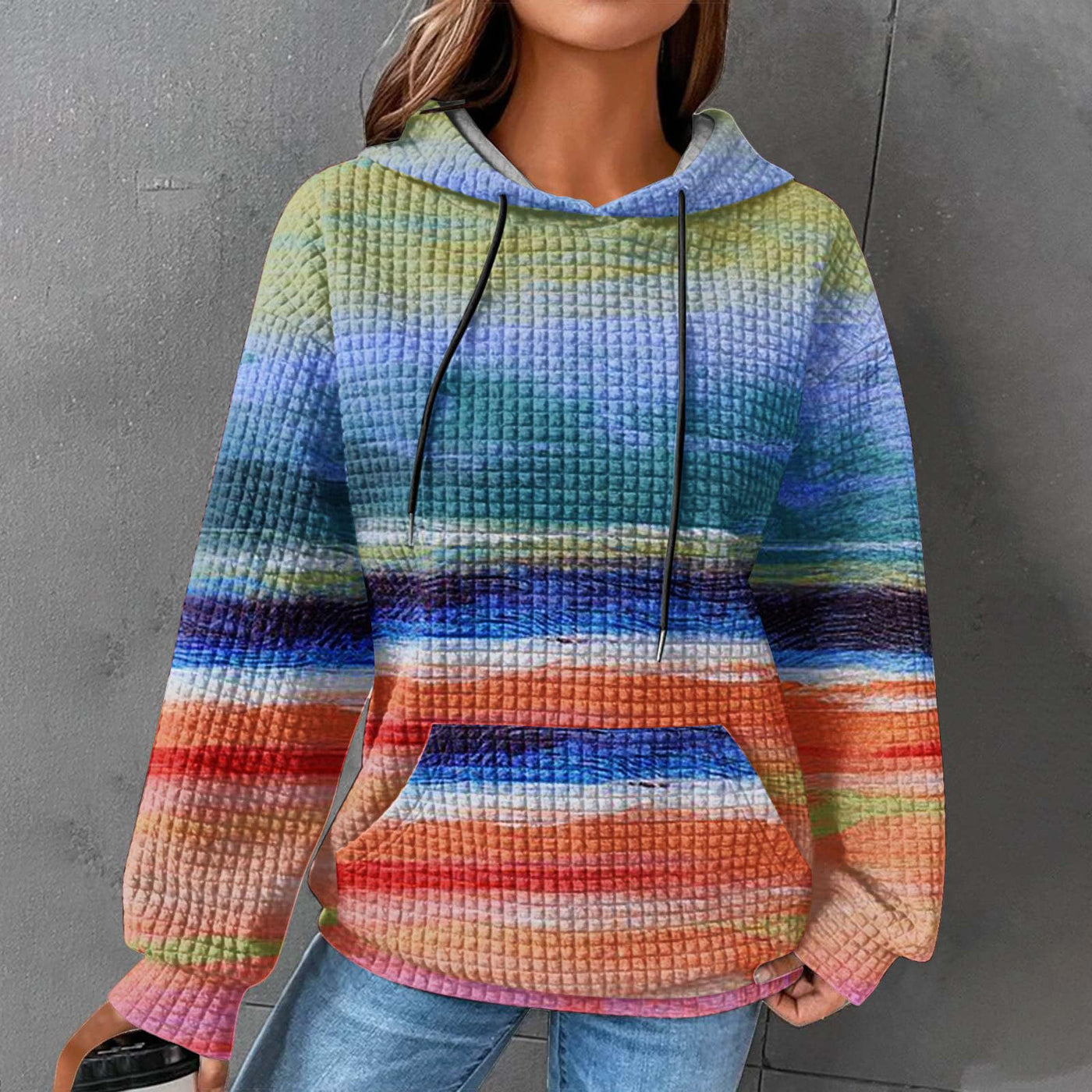 Finola | Rainbow Horizon Hoodie