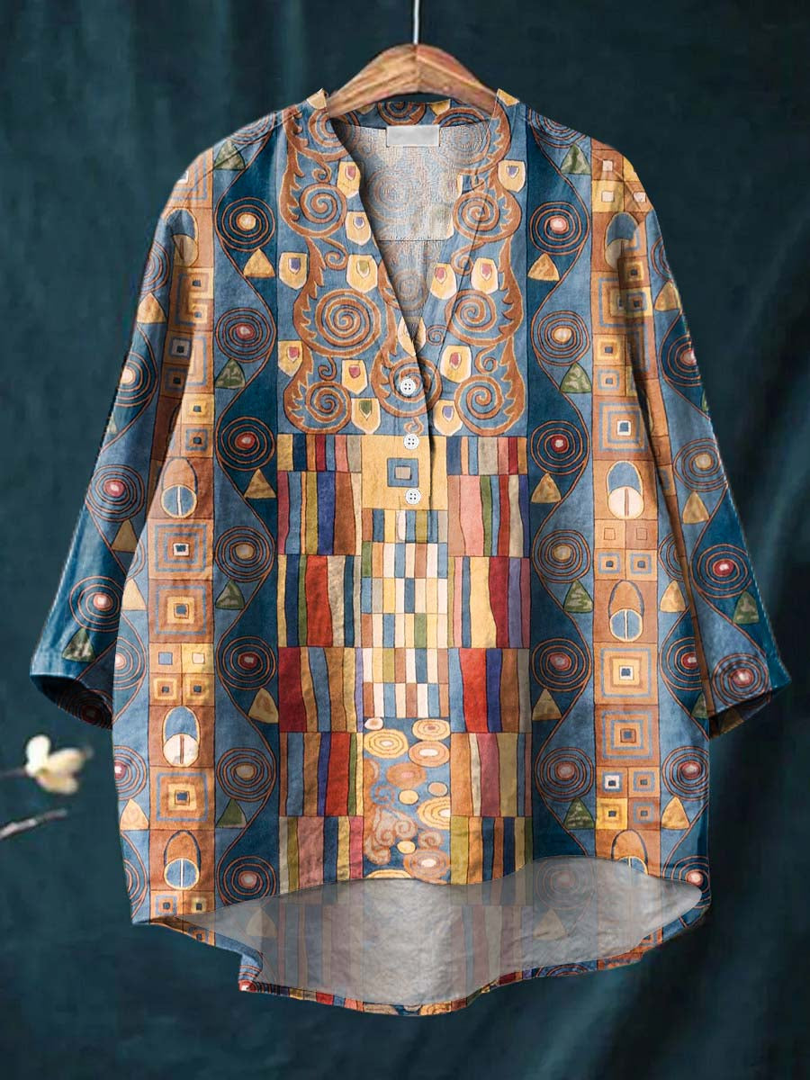 Viena | Artistic Geometric Shirt
