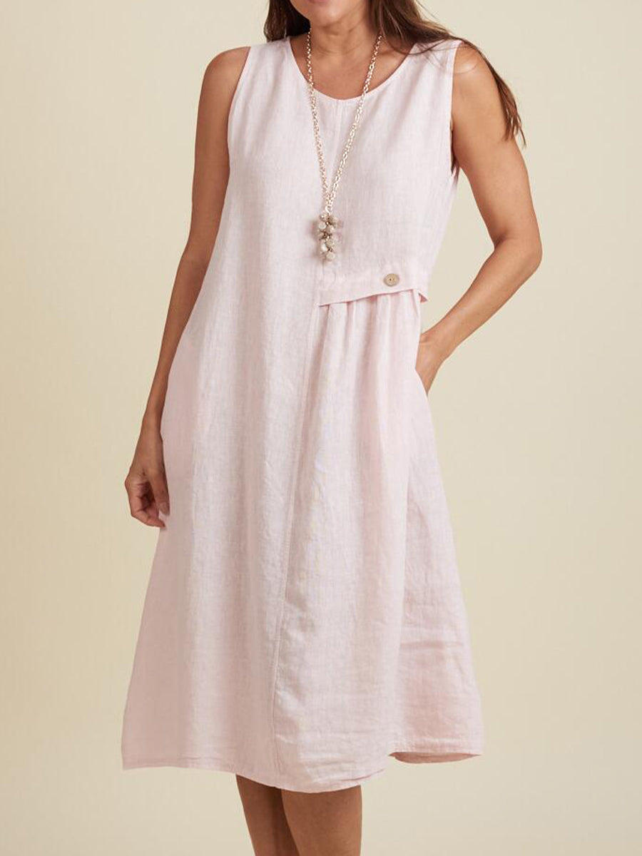 Clara | Casual Button Detail Dress