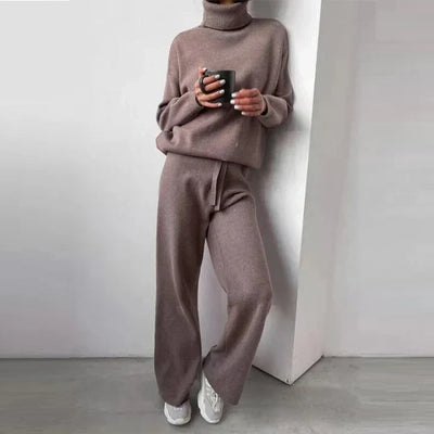 Lina | Cozy Gray Knit Set