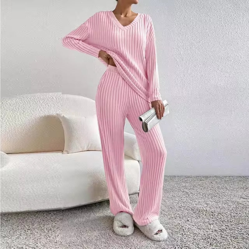 Heidi | Ribbed Knit Lounge Set