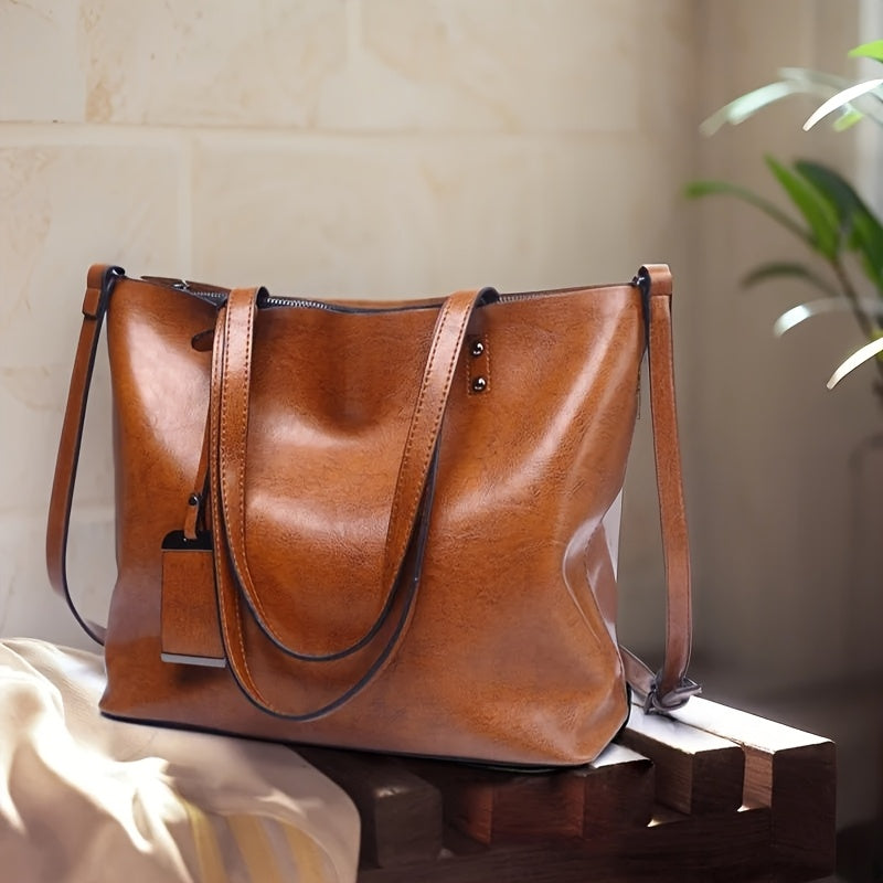 Florence | Classic Leather Tote
